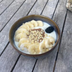 Joghurt Banane mit Mandel